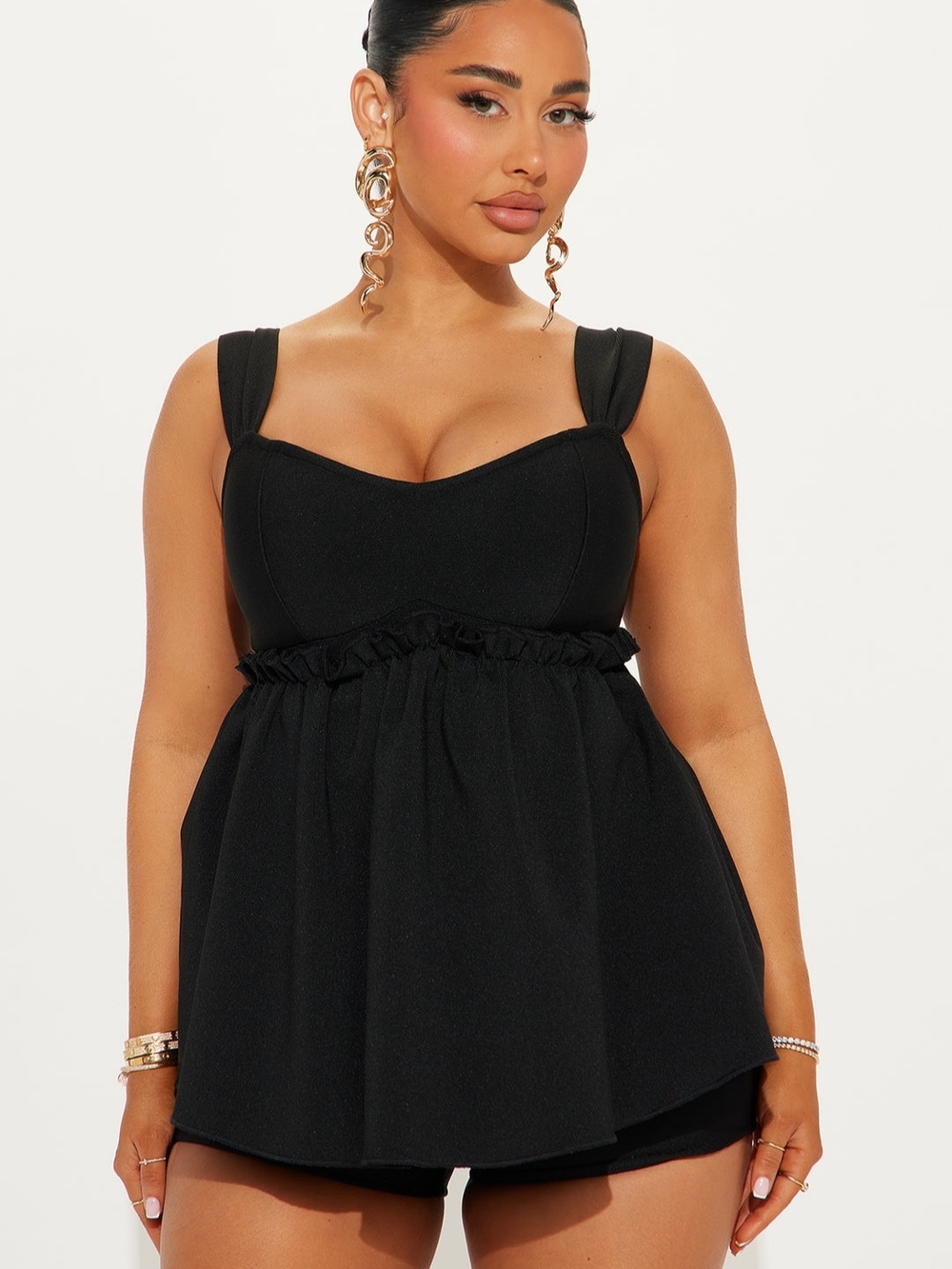 Just A Girl Bandage Romper